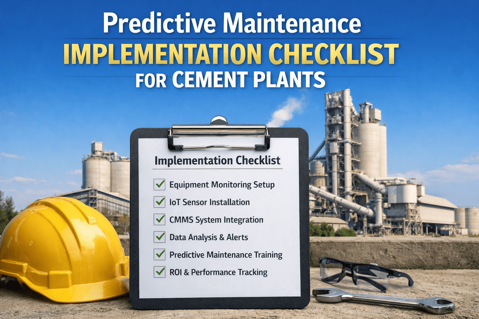 cement-plant-predictive-maintenance-implementation-checklist