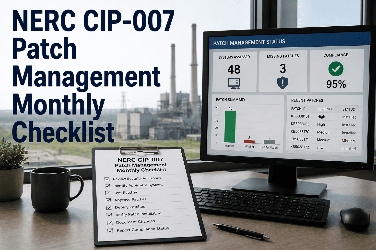 nerc-cip-007-patch-management-monthly-checklist