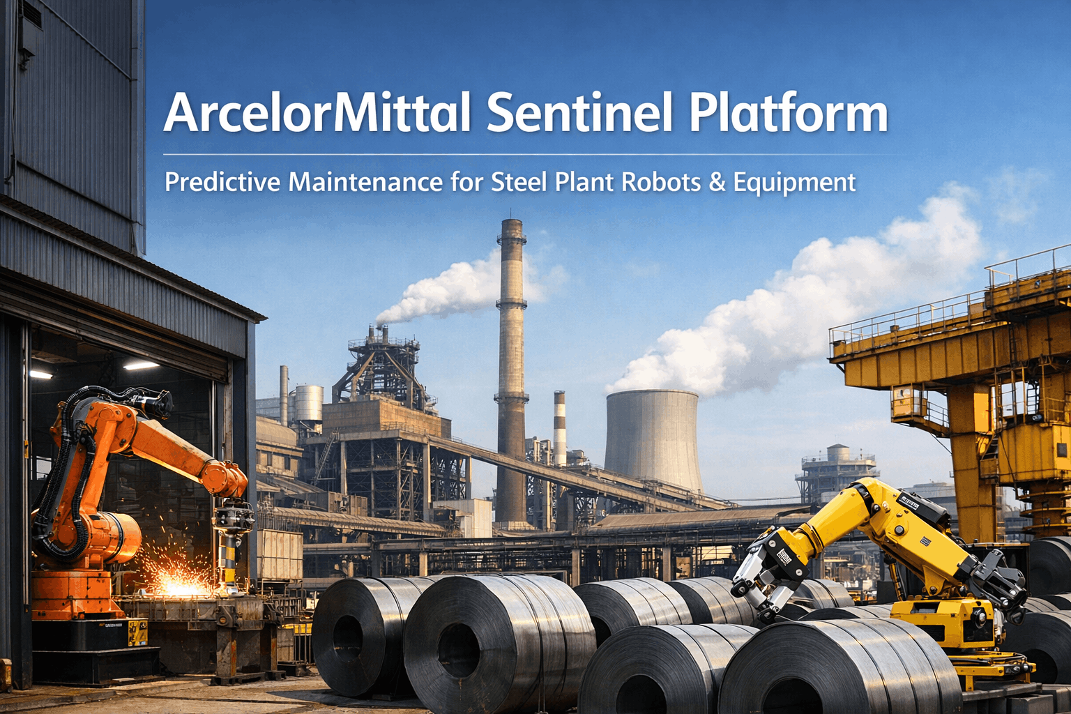 arcelormittal-sentinel-platform-predictive-maintenance-steel-robots-equipment