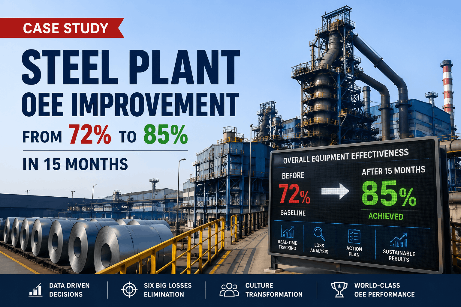 steel-plant-oee-improvement-from-75-to-85-in-15-months
